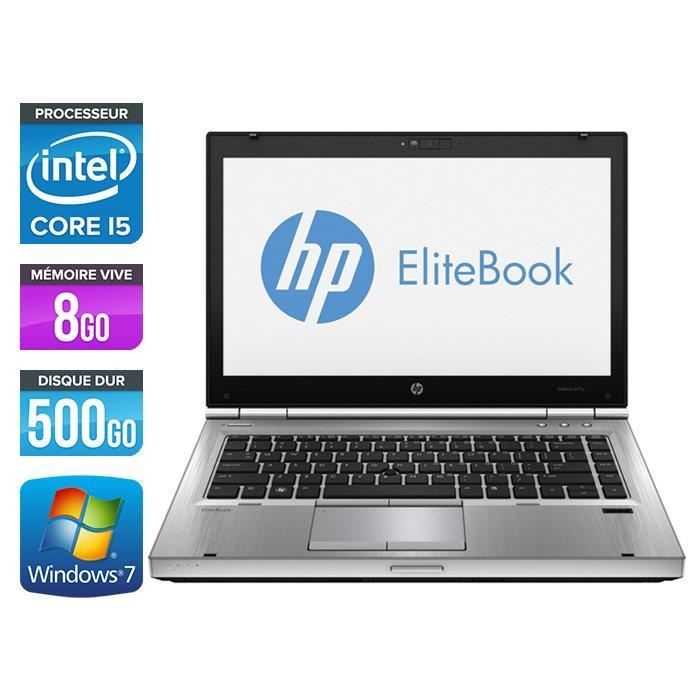 Top achat PC Portable Ordinateurs portables HP EliteBook 8470P - Core i5-3360M - 8Go - 500Go pas cher