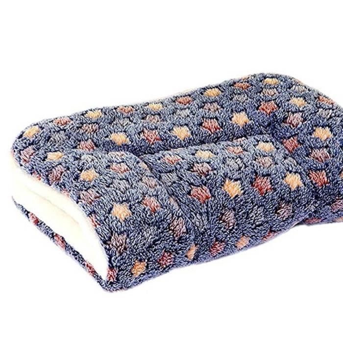 kentop flanelle douce et chaude couverture chaude, épaisse couverture de chien tapis de chat 55x42cm