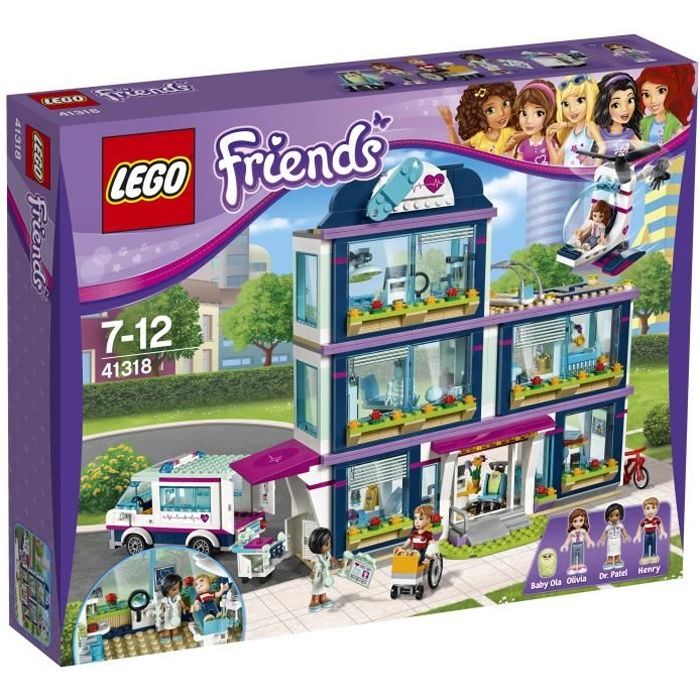 LEGO® Friends 41318 L'Hôpital d'Heartlake City - Cdiscount Jeux - Jouets
