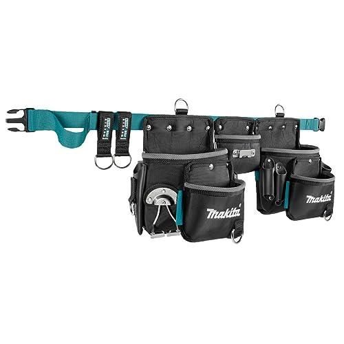 Porte outils Makita E 05169 Système de sangle adaptable 5 compartiments Cuir et polyester - vue 1