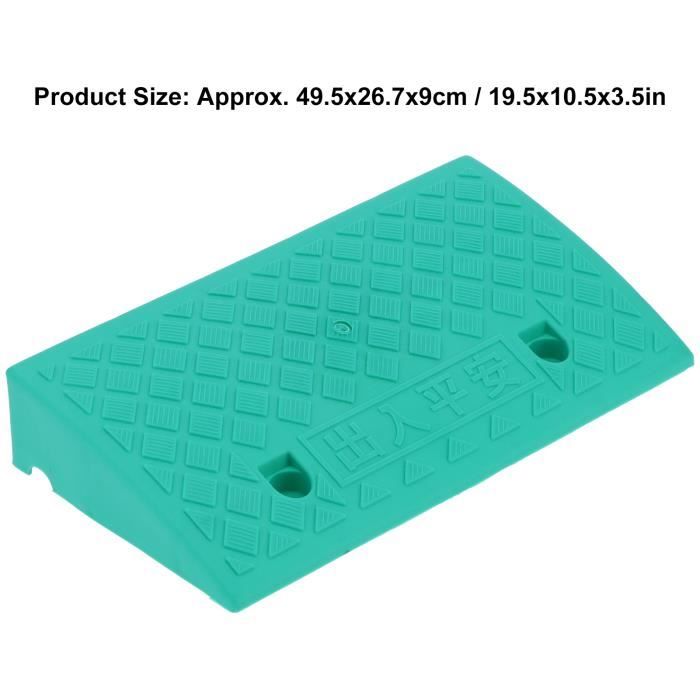 Rampe de bordure en plastique, rampe antidérapante for fauteuil roulant, escaliers, bordures, seuils(Black,Height 5cm/2inch Rampe de bordure en plastique, rampe antidérapante for fauteuil roulant, escaliers, bordures, seuils(Black,Height 5cm/2inch