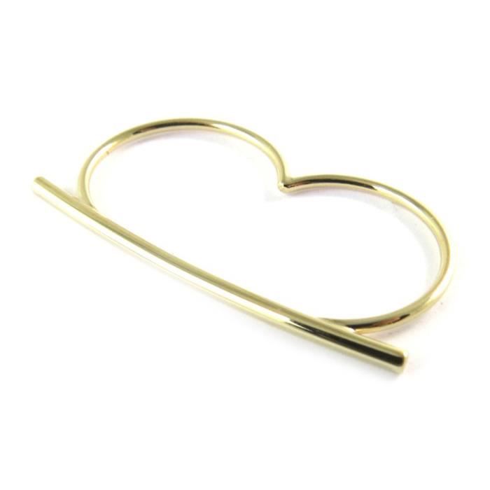 Bague Femme Plaquée Or - Marque ALTESSE - Taille 58 - Oxyde De Zirconium - NEUVE Sans Emballage