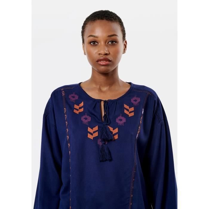 KAPORAL Blouse bleue femme BONNY Violet Cdiscount Pret a Porter