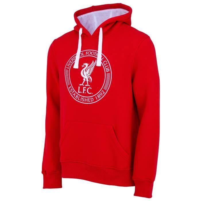 Sweat à Capuche Homme LFC - Noir, Demi-fermeture éclair, Taille L - Très Bon état