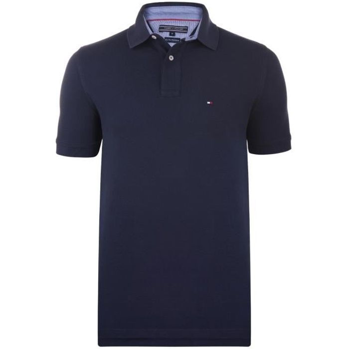 Polo tommy bleu marine hotsell