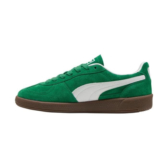 Puma Basket Basse Cuir Puma Palermo - Arch Vert Puma blanc