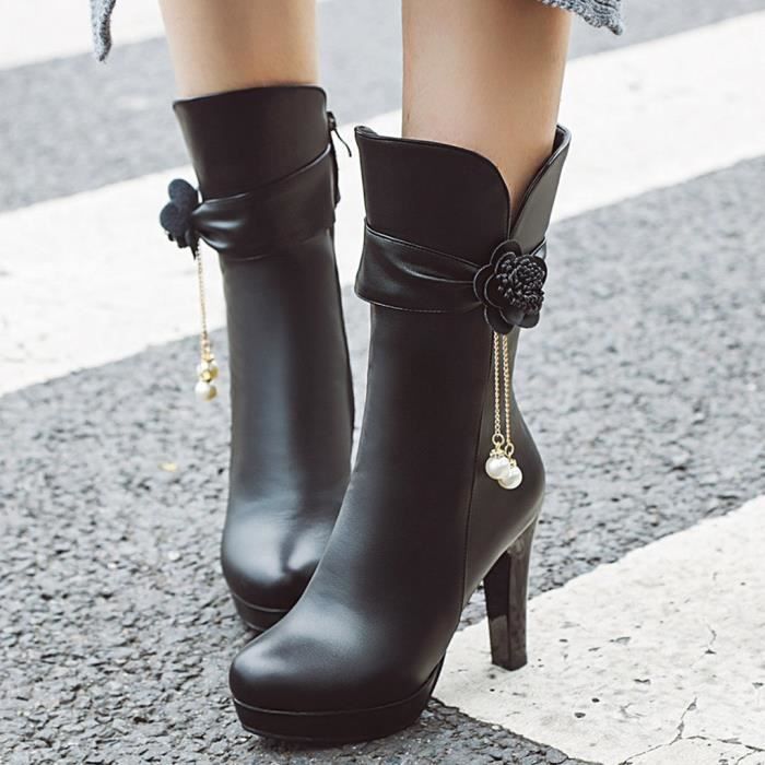 Bottes femme perle new arrivals