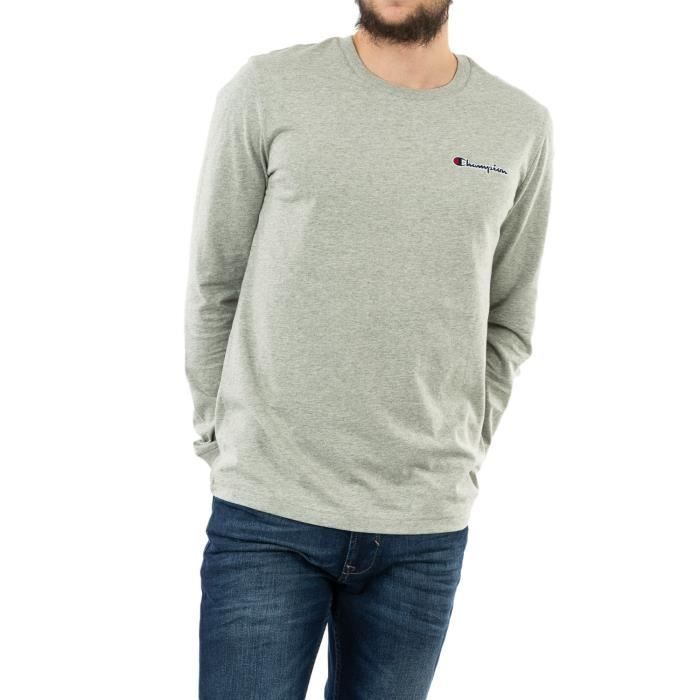 T shirt manche 2025 longue champion homme