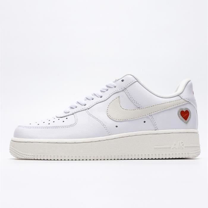 Baskets AIR Force 1 Low '07 DD7117-100 Chaussures pour Homme Femme - Blanc  Blanc - Cdiscount Chaussures