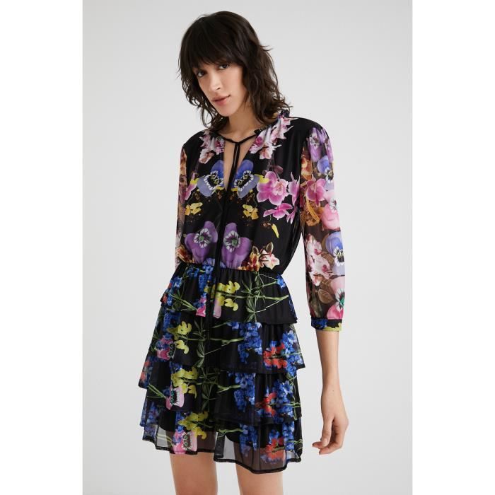 Afwijzen theater stok ROBE DESIGUAL LYON BY M. CHRISTIAN LACROIX NOIR - Cdiscount Prêt-à-Porter