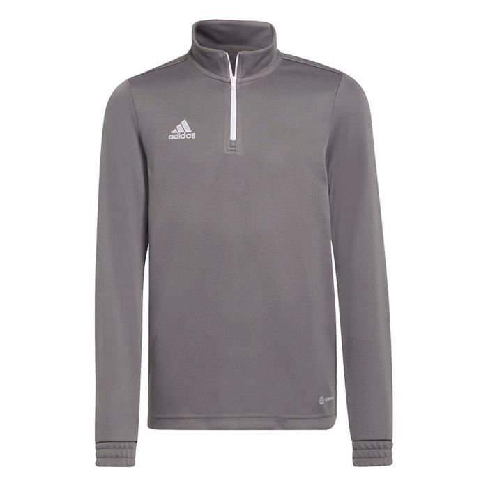 Sweat ADIDAS Entrada 22 Training Homme Gris Manches longues Col montant Gris Cdiscount Pret a Porter