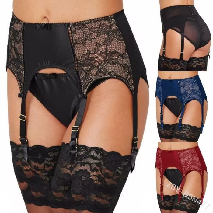 Porte jarretelle femme grande hot sale taille