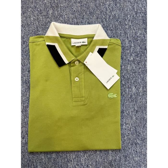 Lacoste Polo Vert Kaki Regular Fit vert kaki Cdiscount Pr t Porter
