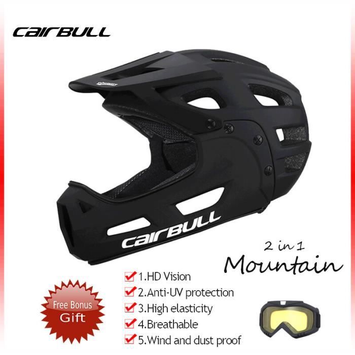 Casque Motocross Intégral Certifié DOT - Pour Adultes Et Enfants - Taille S à XL - Inclut Lunette Pare-soleil - Poids : ~1200g
