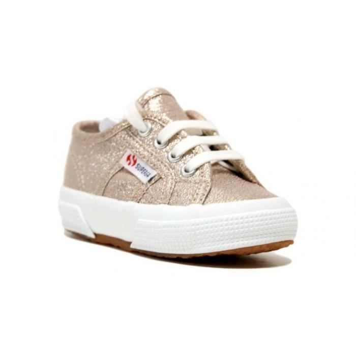 CHAUSSURES MULTISPORT Sneakers Superga 2750 Lameb. Pour fille couleur rose platine CHAUSSURES MULTISPORT Sneakers Superga 2750 Lameb. Pour fille couleur rose platine
