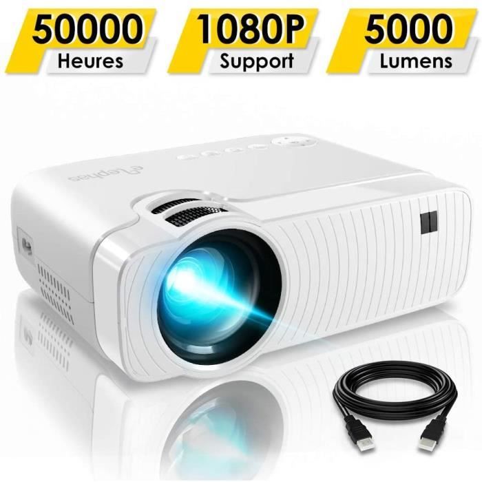 Videoprojecteur A Poser Au Pied Du Mur Videoprojecteur Elephas 3800 Lumens Lcd Mini Projecteur Portable