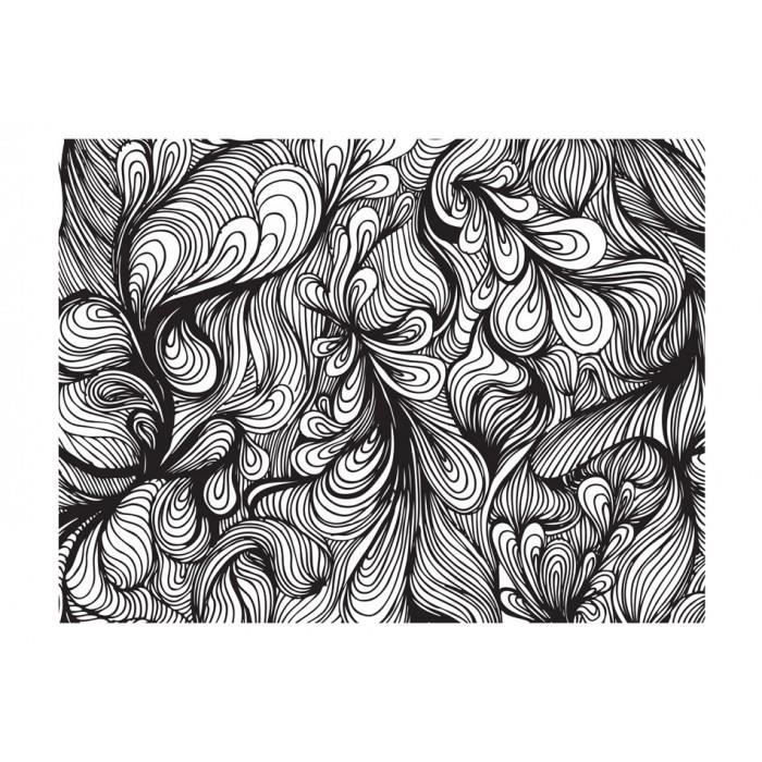 Mesure 250x193 Magnifique Papier Peint Fond Dessin Baroque Ornements Vintage Retro Abstraction Noir Et Blanc Cdiscount Bricolage