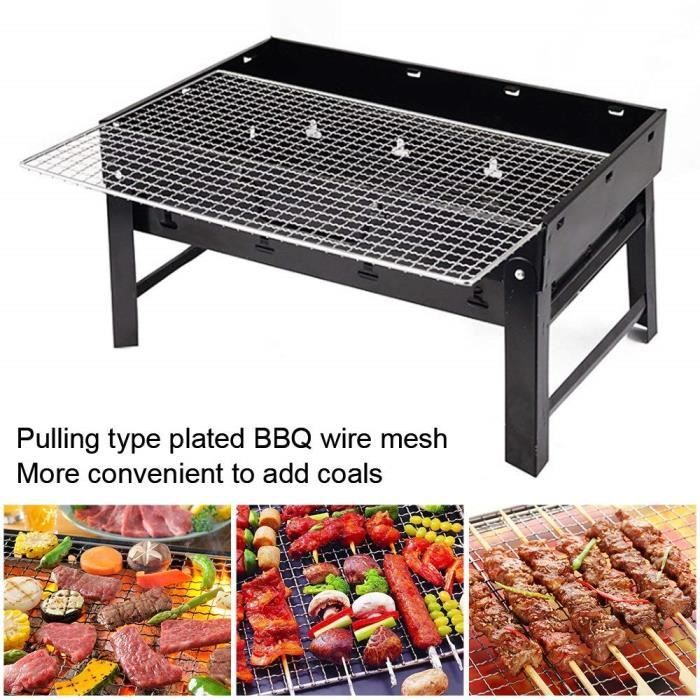 Barbecue A Charbone Four Portable Pliable Robuste De Table Pour