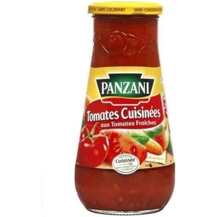 Panzani Sauce Tomate Cuisinées 600 gr. Cdiscount Au quotidien