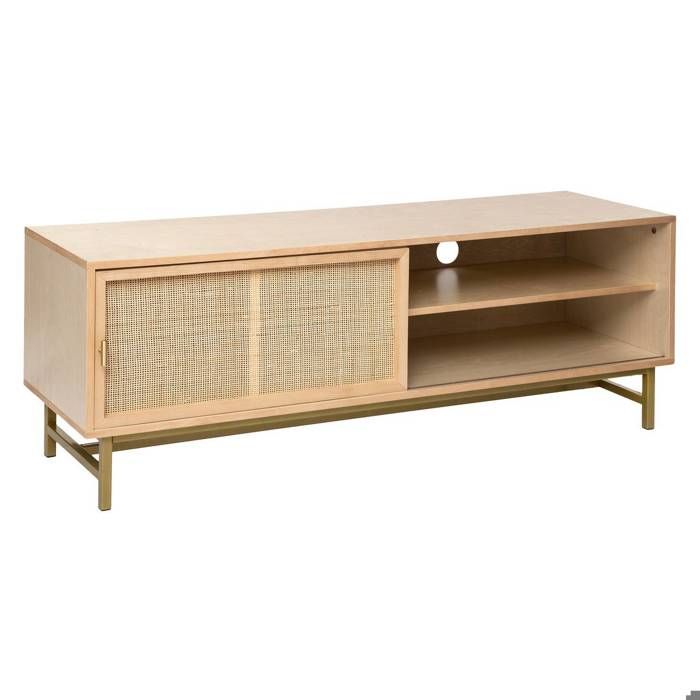 Meuble TV Rayo bouleau et acajou 50x140cm - Atmosphera Créateur dintérieur