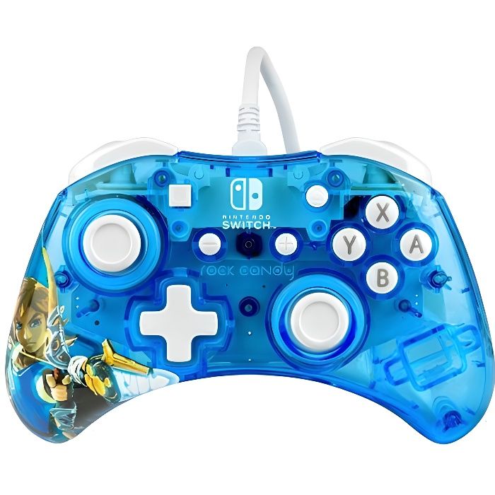 Manette de jeu - PDP - Pdp Rock Candy Mini Zelda - Filaire - Multicolore - Nintendo Switch