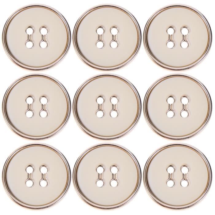 50pcs Boutons de Manteau de Vent à Coudre Élégant Fixations Randes Pour Dames fermeture bouton