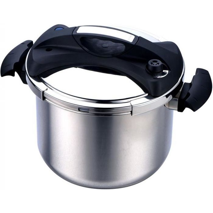 Cocotte minute en inox intérieur en pierre