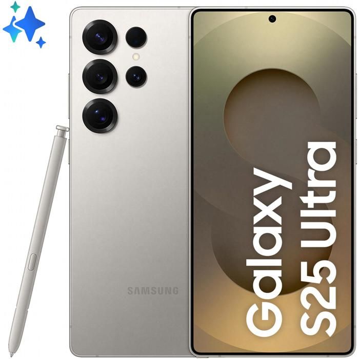 Samsung Galaxy S25 Ultra 5G 12 Go/512 Go Titane Gris (Titanium Gray) Double SIM SM-S938B
