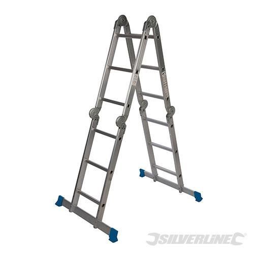 SILVERLINE Échelle multifonction avec plateforme