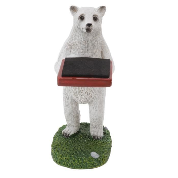 VBESTLIFE support de support de montre d'ours Présentoir de montre en résine de style moderne en
