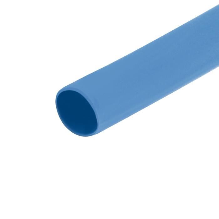 Gaine Thermorétractable Sourcing Map Diamètre 150mm (6") - Largeur Plate 240mm, 1m Longueur, Noir - Tube Rétractable 2:1
