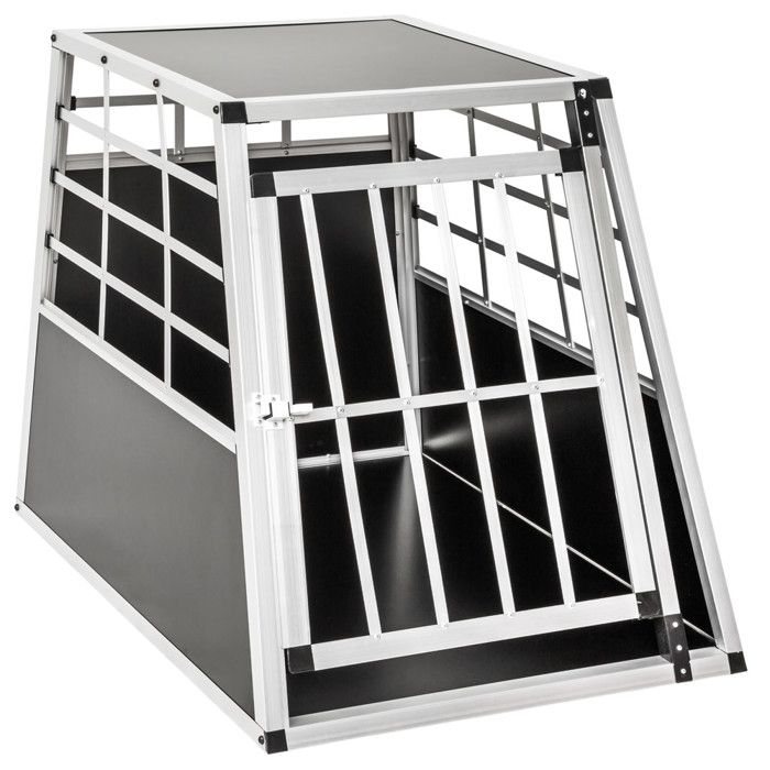 TECTAKE Cage de transport pour chien simple dos droit