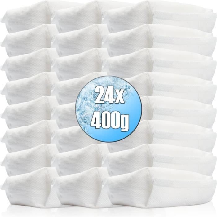 KARAT Lot De 12 Recharges Déshumidificateur 400g - Granulés Absorbeurs D'humidité, Jusqu'à 40 M² - Anti-moisissures Et Odeurs
