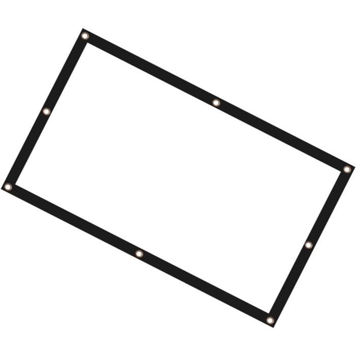 Écran De Projection Portable 254 Cm (100 Pouces) - Format 16:9 - Pliable Et Anti-plis - Pour Cinéma Maison, Extérieur, Bureau, école, Camping - 5