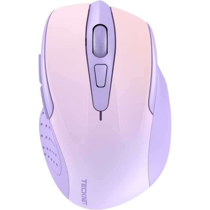 Bow White - Souris Sans Fil Rf 2,4Ghz, Souris Optique Wireless 800-1200