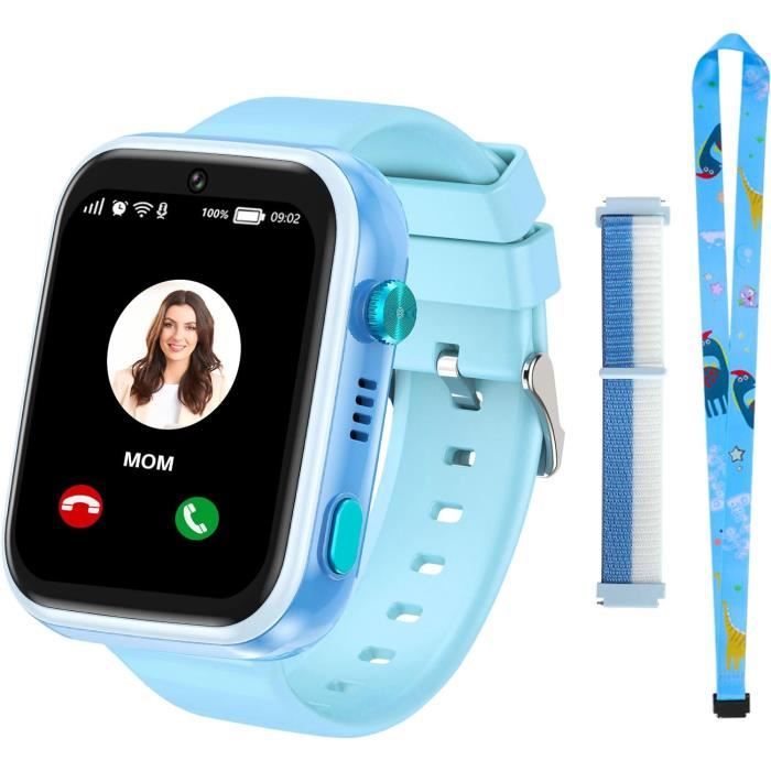 Ruopoem 4G Montre Connectée Enfant, Montre GPS Enfant Tracker avec Appel Vidéo SIM Chat Vocal SOS Réveil Jeux Mode Scolaire Étanche IP68, Montre Telephone EnfantCadeau pour Filles et Garçons Ruopoem 4G Montre Connectée Enfant, Montre GPS Enfant Tracker avec Appel Vidéo SIM Chat Vocal SOS Réveil Jeux Mode Scolaire Étanche IP68, Montre Telephone EnfantCadeau pour Filles et Garçons