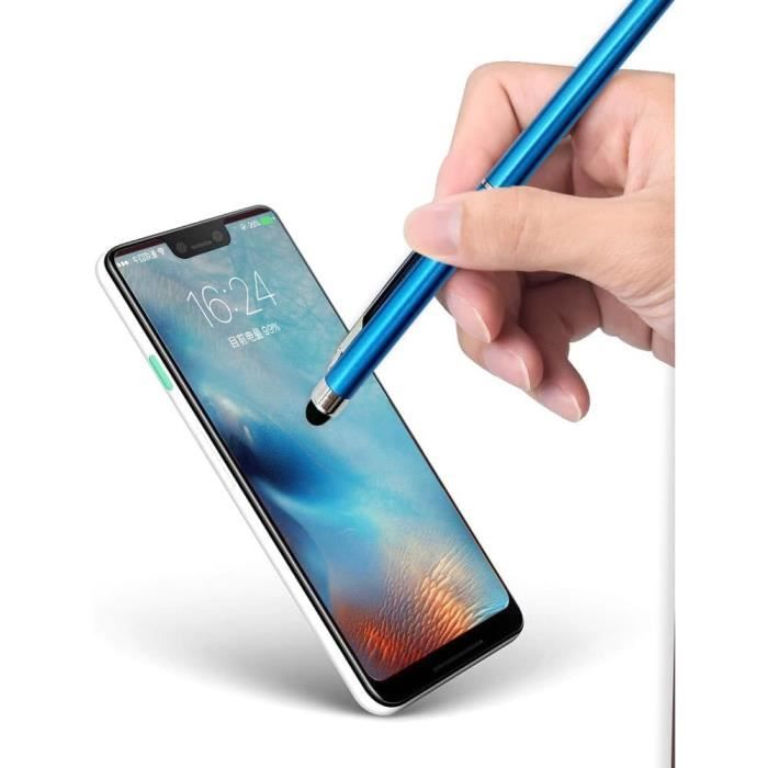 Stylet 2 En 1 Pour Tablette Pc Et Smartphone Bleu[D10480] - Cdiscount ...
