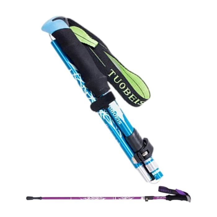 Baton De Marche Telescopique Bâtons Randonnée Pliables AONIJIE - Aluminium 7075 - 130cm - 175g - Ultra-Légers Baton Randonnée