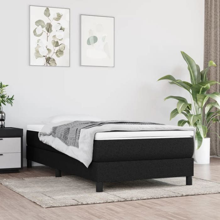 vidaXL Cadre de lit à lattes Lit Rembourré avec Pieds Lit Simple avec Sommier à Lattes Lit Adulte de Chambre à Coucher 3120470