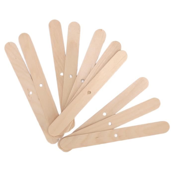 Lot 100 Clips Mèches Bois + Supports Métalliques – Fixation Parfaite Pour Fabrication Bougies Artisanales