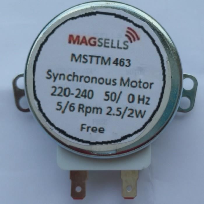 Moteur dentraînement de plateau pour micro-ondes WHIRLPOOL AVM210 - Pièce dorigine constructeur