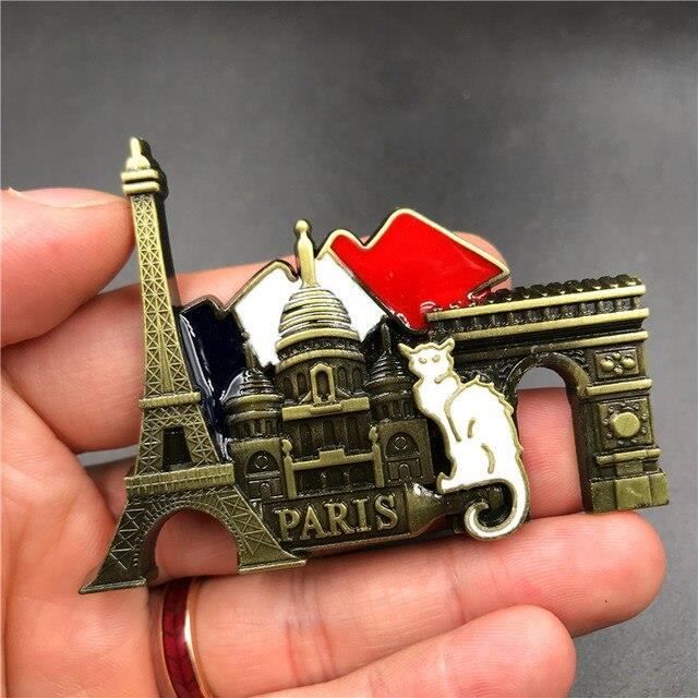 Aimant Frigo 3D Paris Saint Germain - Blason Officiel | 6x4cm PVC Souple