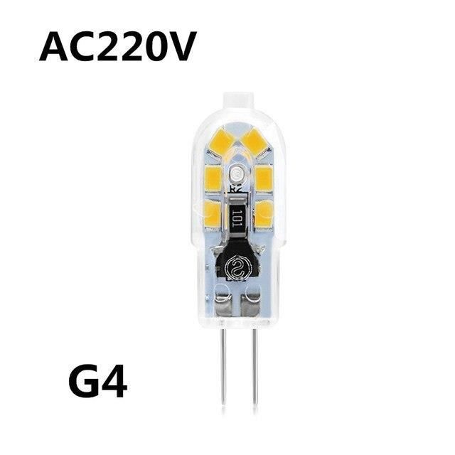 Ampoule,G4 220V-5 Pcs-blanc chaud--Mini ampoule LED G4 G9 3W 5W, lampe  DC12V AC 5-10 V 220V, remplacer le lustre halogène, 110 pièce - Cdiscount  Maison