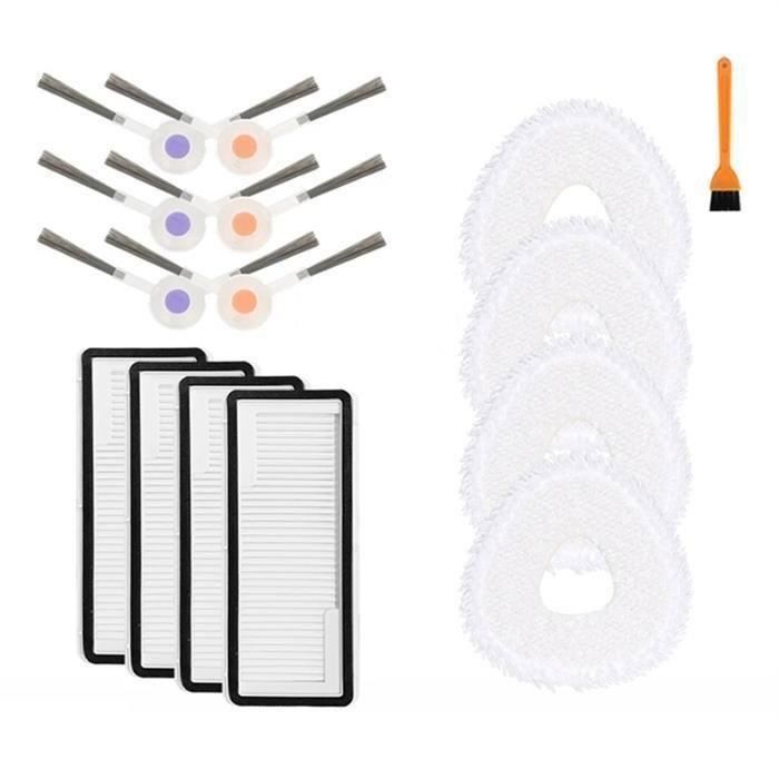 Panni Lavabili Per Narwal Freo X Ultra, J4 E J4 Lite - 4 Pezzi In Microfibra | Ricambi Robot Pulizia - Foto 3