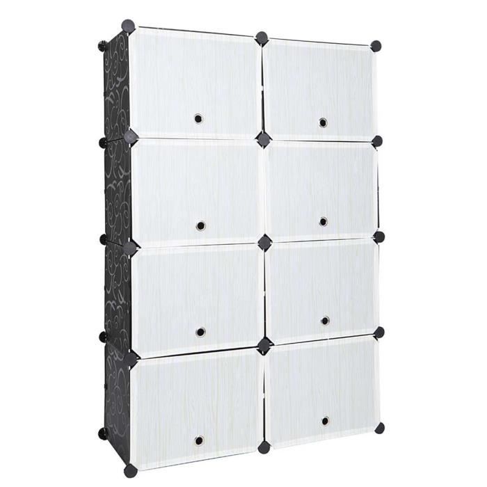 Meuble à Chaussures 5 étagères GIANTEX Style Grange - 2 Portes, Plan De Travail - 80x35.5x100 Cm - Chêne