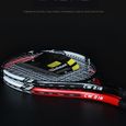Raquette de tennis 1 paquet de raquette de tennis d'entraînement pour débutant en alliage d'aluminium de 27 pouces avec corde-1