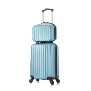 A13 Set de valises rigides /à 4 roulettes Taille M L et XL Or champagne M Handgep/äck