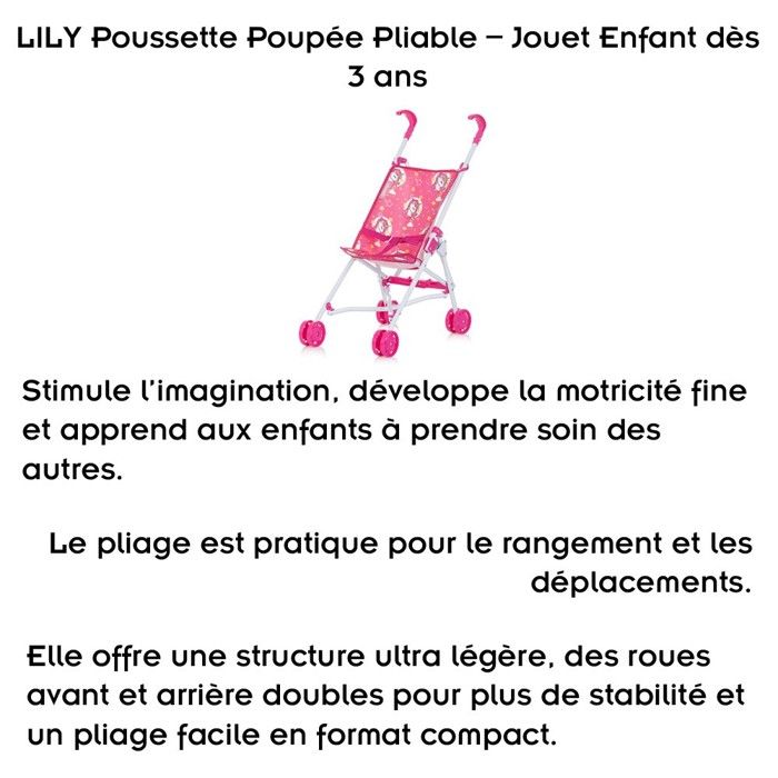 Teorema Poussette en métal pour poupées avec fermeture à parapluie (63745) au meilleur prix sur Teorema Poussette en métal pour poupées avec fermeture à parapluie (63745) au meilleur prix sur