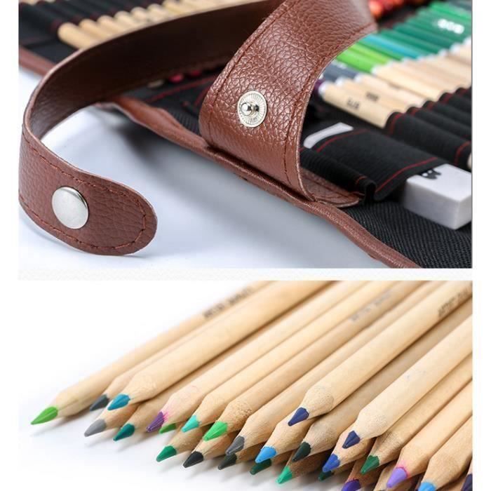 ZZONEART 72 Meilleur Crayons de Couleurs Outils, Sets de dessin de bois en  Zipper Pencil Case-Coffret de kit professionnel - Cadeau Ideal pour Adultes  et Artistes. : : Fournitures de bureau