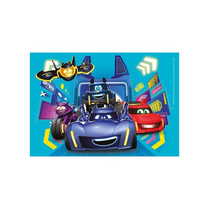 Educa - 2 Puzzles En Carton De 20 Pièces Avec Des Images Batwheels, Double Plaisir. Cadeau Parfait Pour Les Garçons Et Les Filles âgés De 3, 4, 5 Ans Et Plus (20106